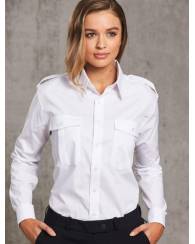 Epaulette Poplin Shirt L/S, Men's & Women's